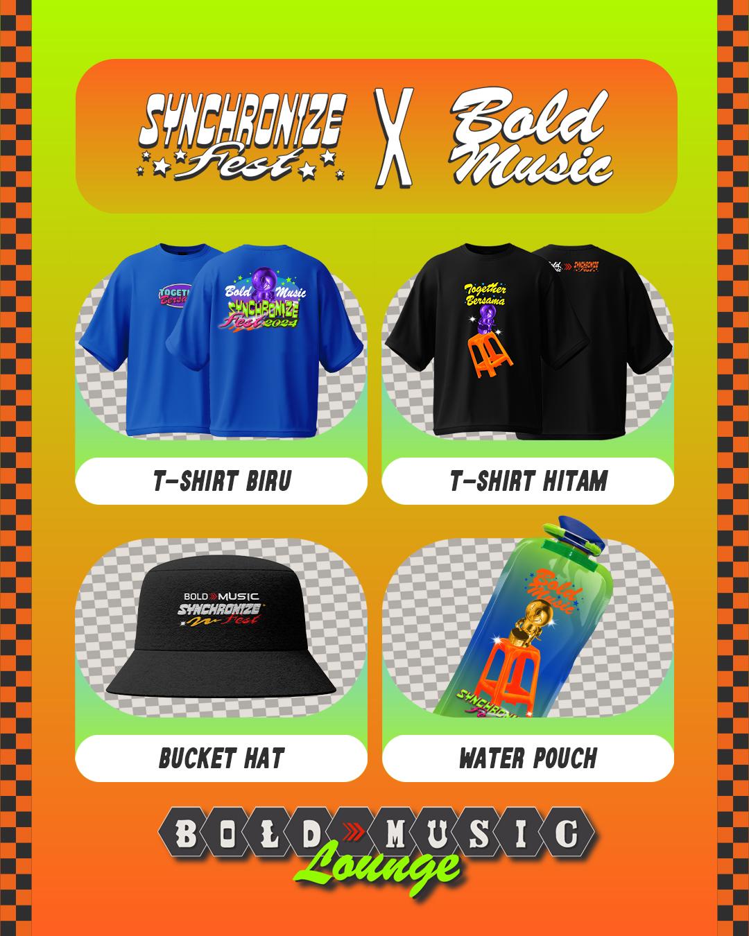 Merchandise Special di Bold Music Lounge di Synchronize Fest